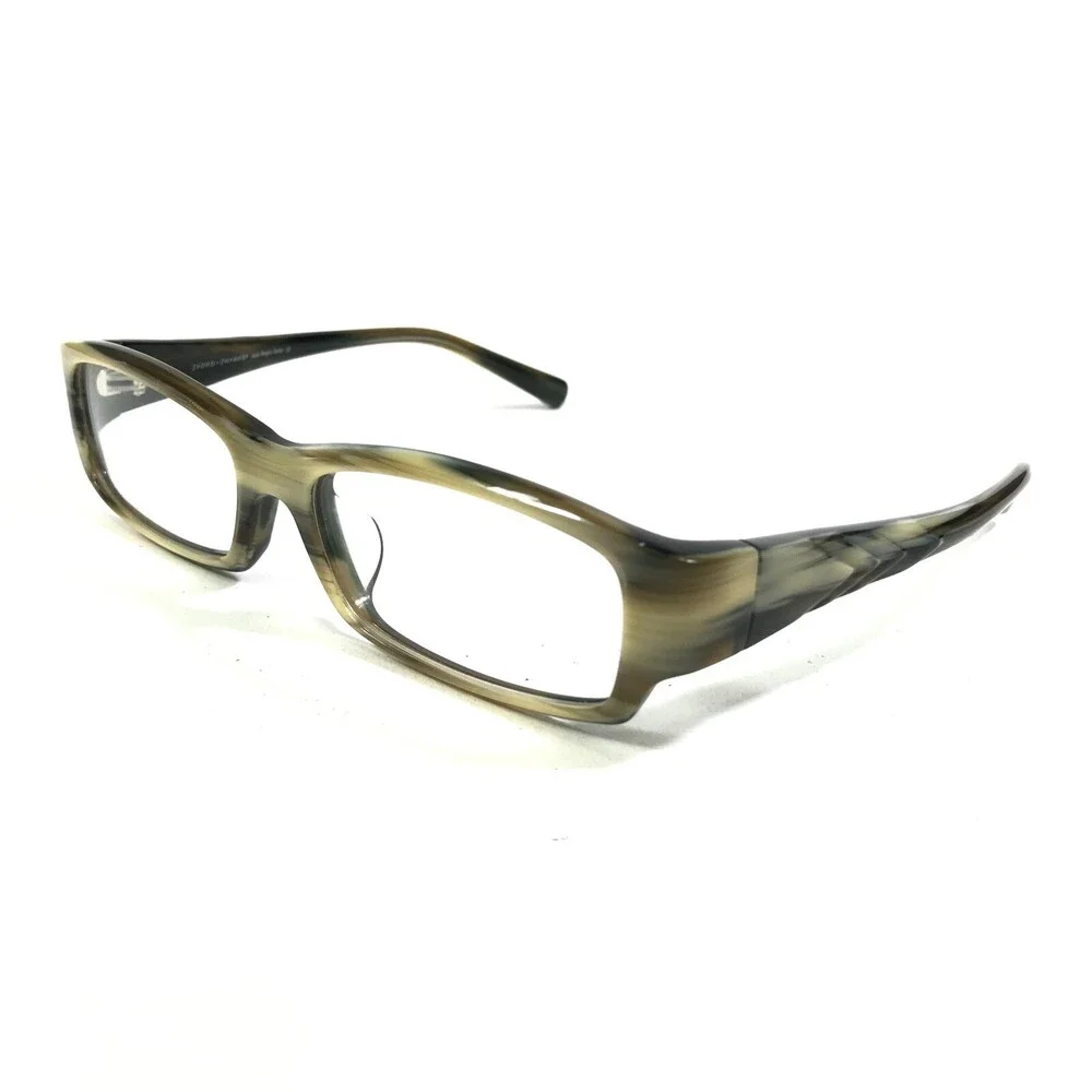 Iyoko-Inyake Eyeglasses Frames IY 259 COL. 18 Black Brown Horn Pattern 54-16-135
